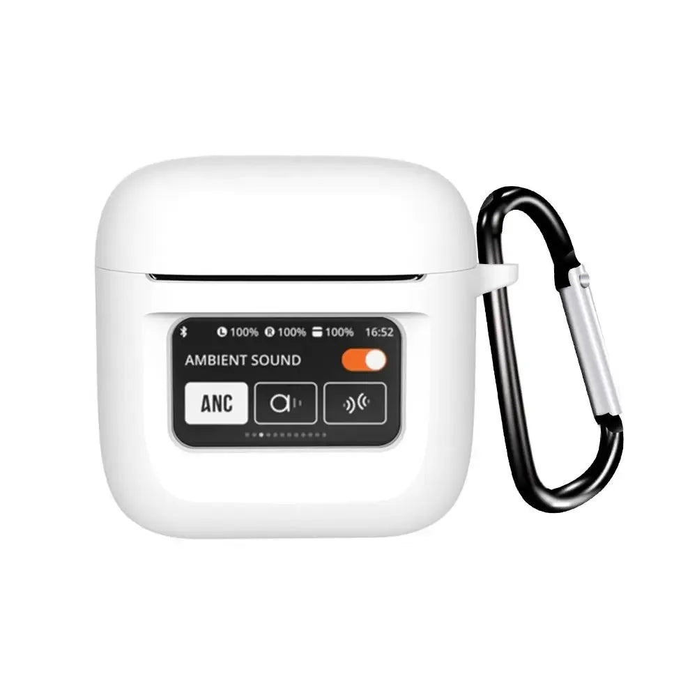 Suitable for JBL Tour Pro 2 Case Bluetooth Headset Protective Case Silicone SoftCase Charging Bag Headset Case Storage Bag Hook