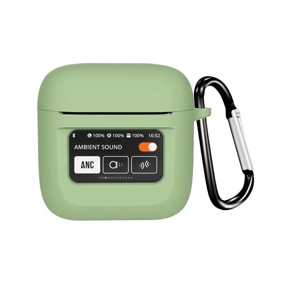 Suitable for JBL Tour Pro 2 Case Bluetooth Headset Protective Case Silicone SoftCase Charging Bag Headset Case Storage Bag Hook