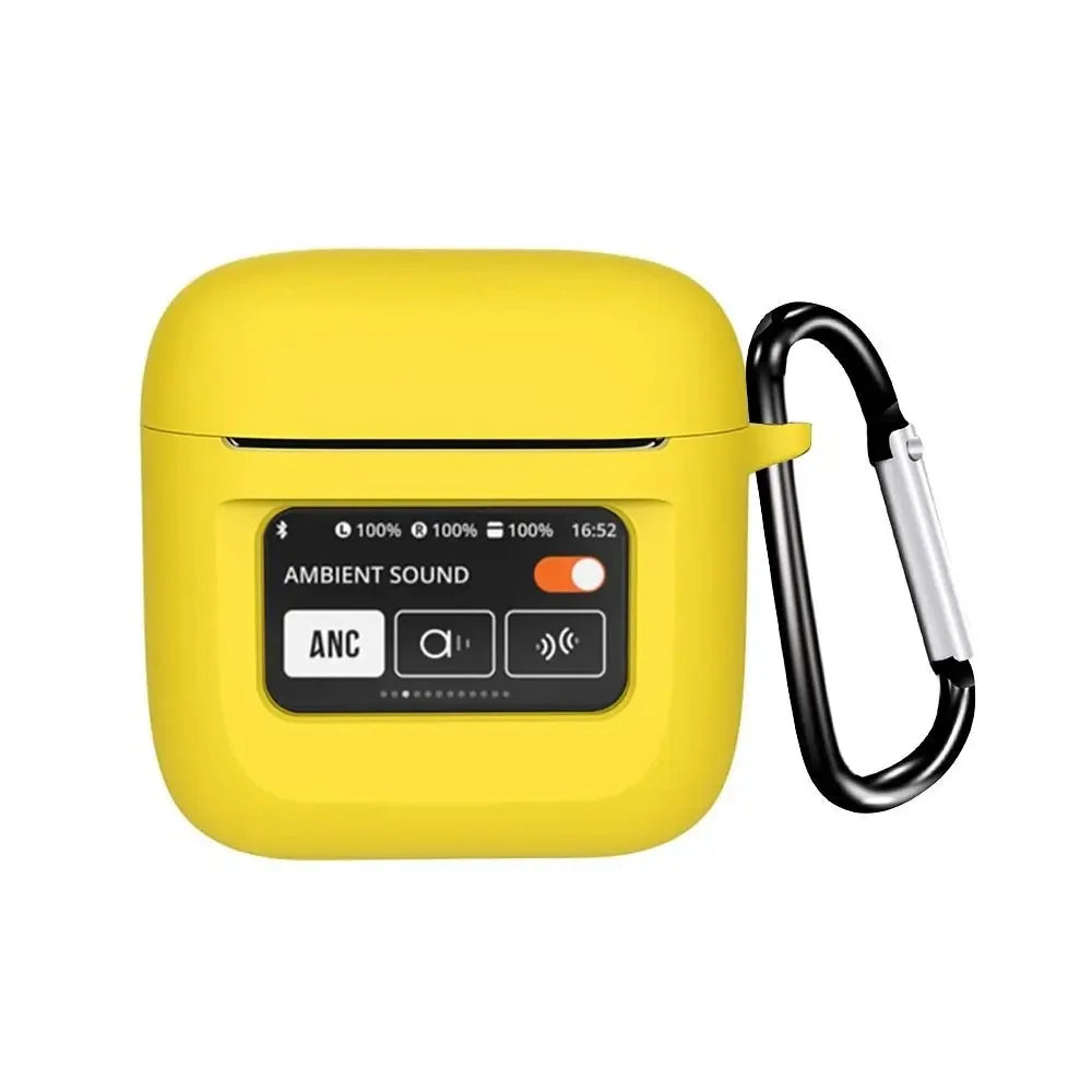 Suitable for JBL Tour Pro 2 Case Bluetooth Headset Protective Case Silicone SoftCase Charging Bag Headset Case Storage Bag Hook